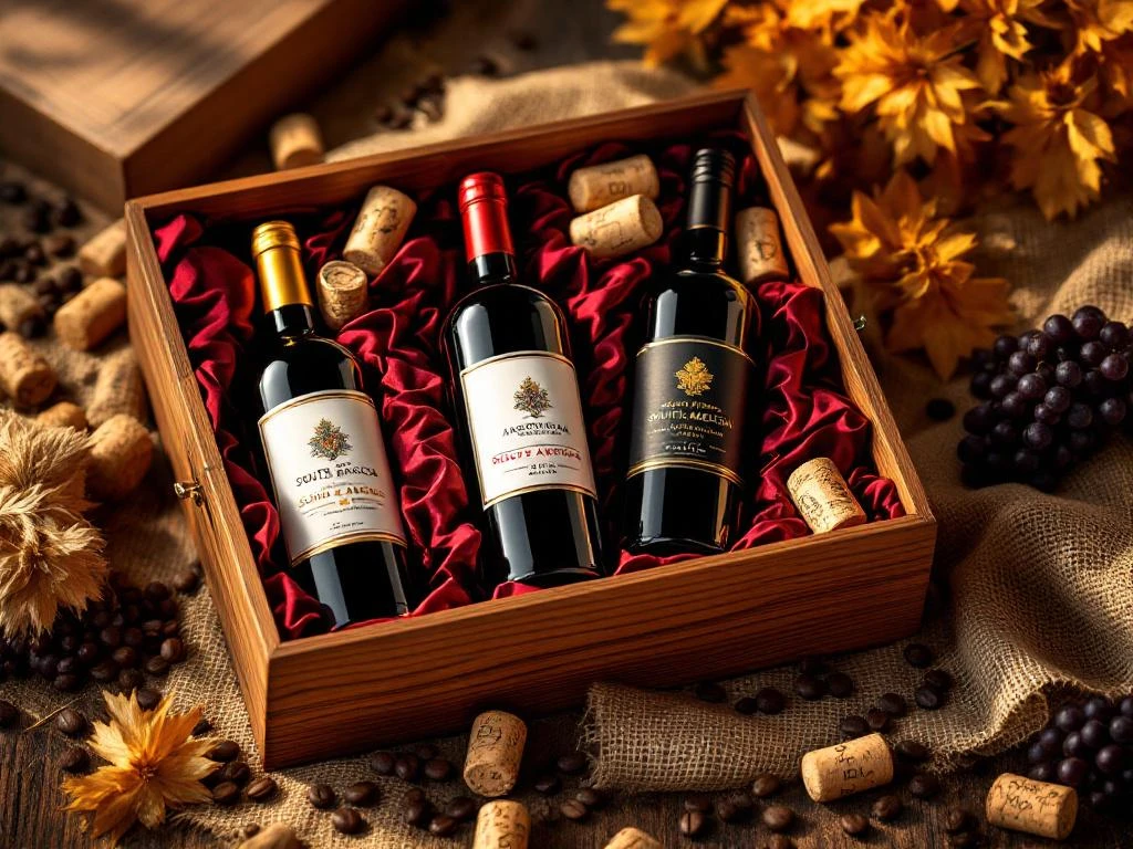 zuid-amerikaanse-wijn-cadeau-luxe-houten-doos.jpg Luxe Zuid-Amerikaanse wijncadeausets uit Argentinië, Chili en Peru in houten dozen met fluwelen voering