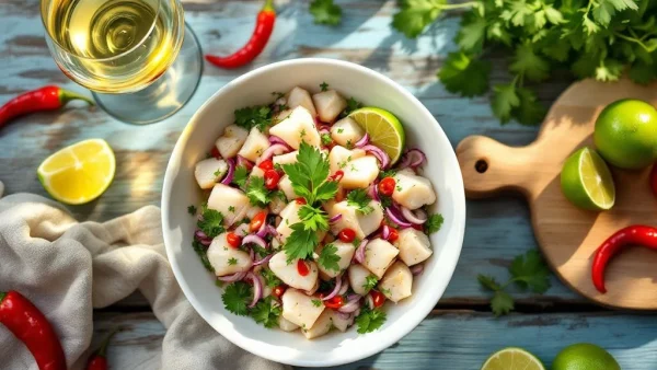 Welke Peruaanse wijnen passen het beste bij traditionele ceviche?